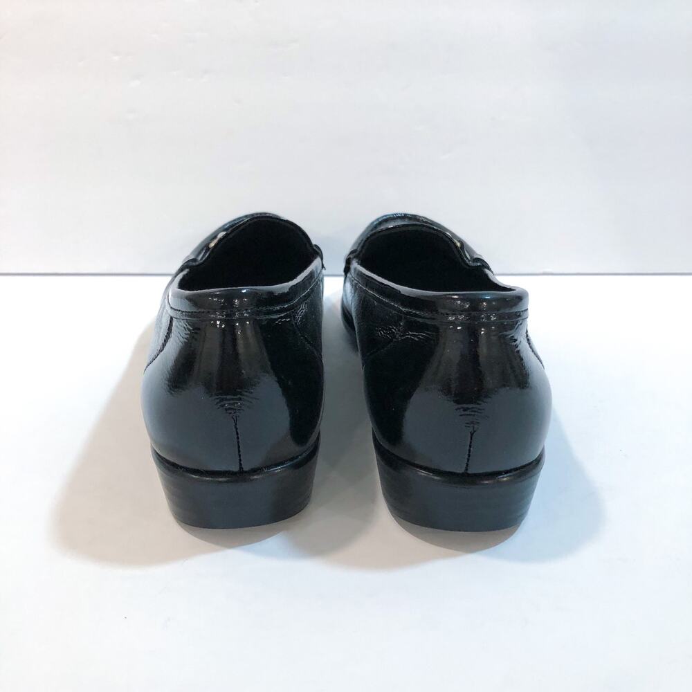 SAS Metro Black Patent Leather Loafers Flats - Picture 6 of 11
